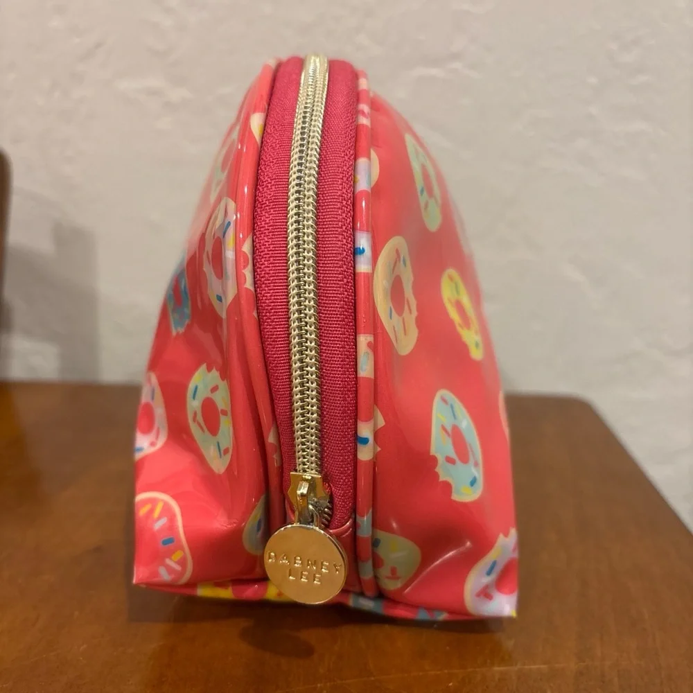 Dabney Lee Donut Makeup Bag - Coral‎ Pink